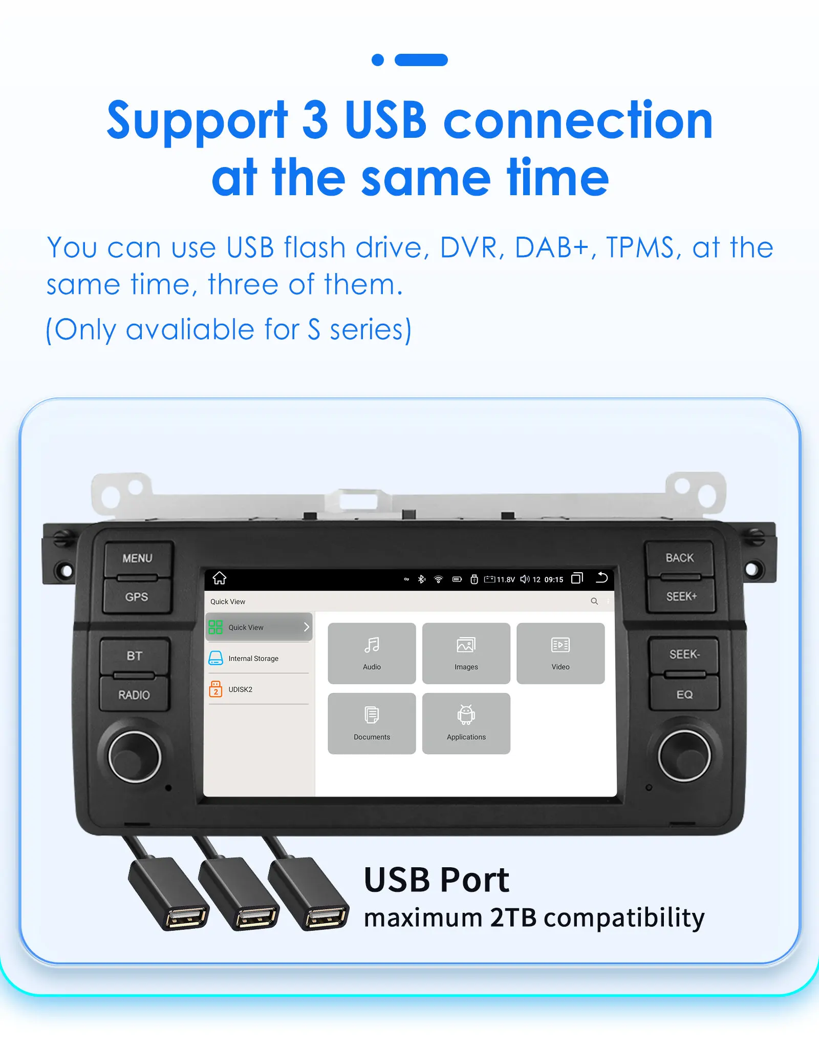 Hizpo 7" AI Voice Autoradio For BMW E46 M3 318/320/325/330/335 Android Auto Radio Carplay 4G DSP Car Multimedia GPS 2din Stereo