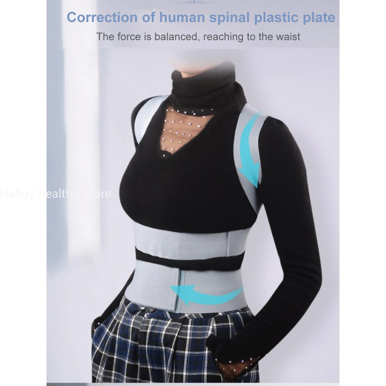 Invisible Chest Orthopedic Device Back Brace Supports Medical Bone Waist Belt Spine Support Men Women Breathable Lumbar Corset