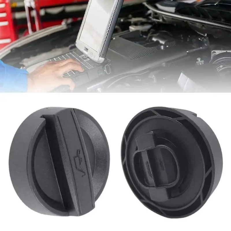 31BC Round Tanks Caps Car Oil Filler Cover ABS Oil Filler Cover Replaces 11128655331 Car Spare Part Simple Installation
