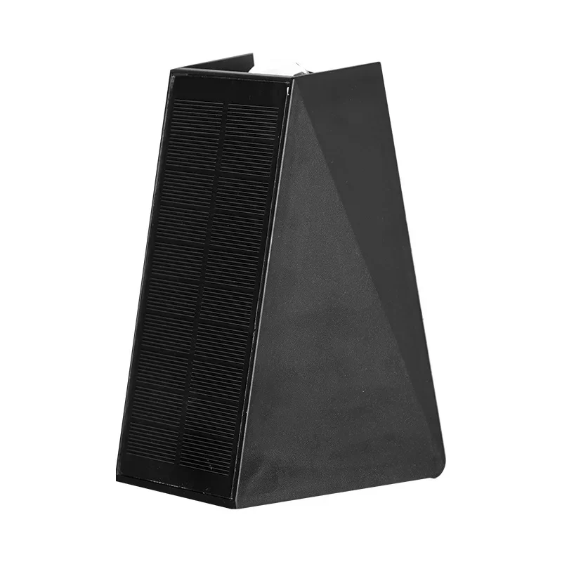 LED Outdoor Solar Wall Light, Jardim, Villa, Pátio, Varanda, Paisagem, Lâmpada decorativa para cima e para baixo, Luminous Wall Washer Lights, Novo