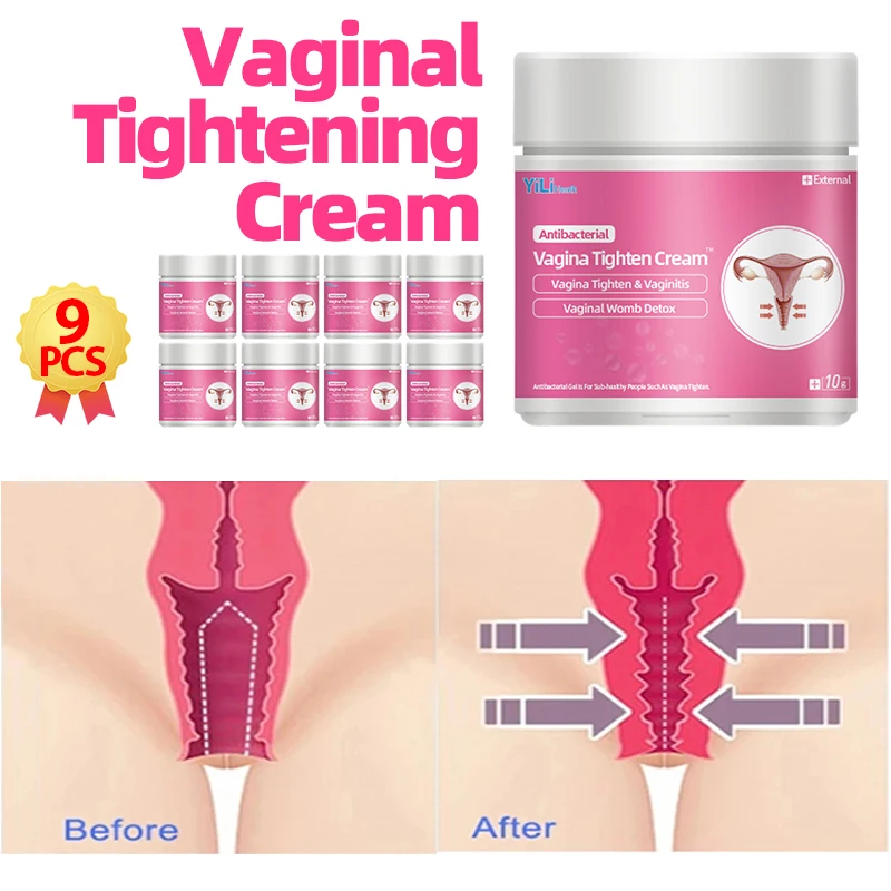 

9bottles Detox For Women Cleansing Vagina Cream Tightening Vaginal Products Viginia Odors Eliminating Female Care 3Cycles