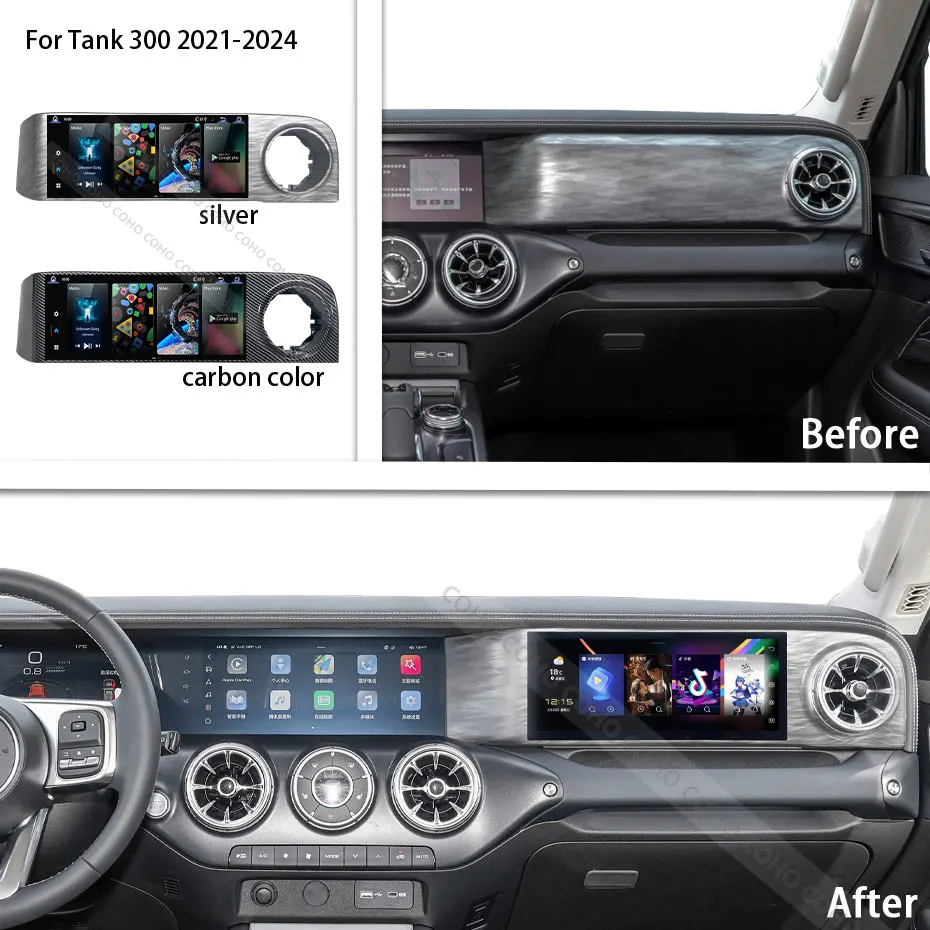 For Tank 300 2021-2024 Car Android Multimedia Player Passenger Entertainment System Copilot Touch Screen Android 12