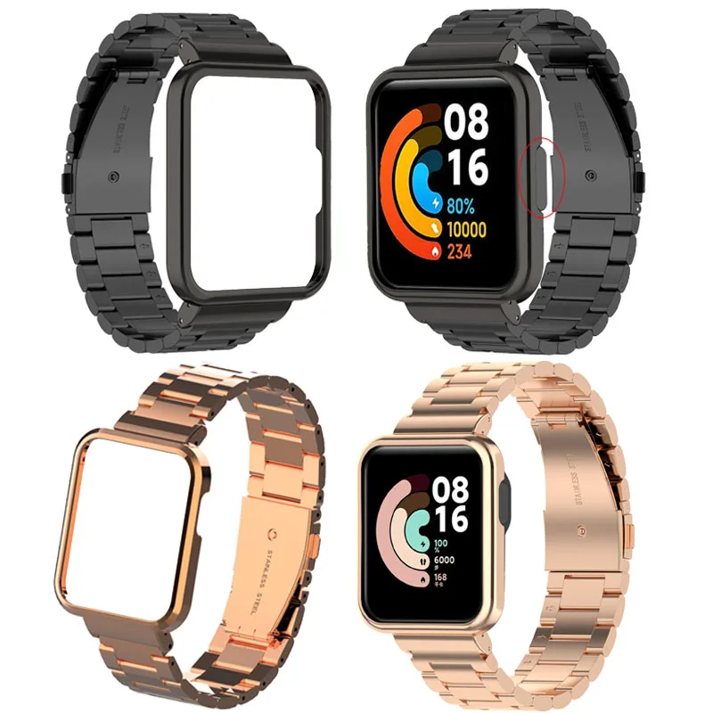 

Stainless Steel Strap For Xiaomi Redmi Watch 2 Lite Mi Watch Lite Bracelet
