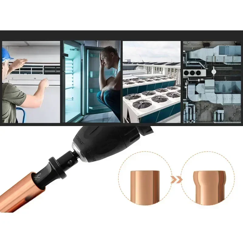 

Refrigerator Pipe Supplies Air Flaring Tools Expander Takeover Tube Power Conditioner Copper Swaging Set 5/6pcs for