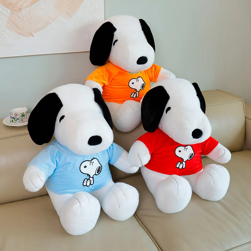 

Мягкая игрушка Снупи 35/45/65 см, плюшевая кукла Снупи, аниме-персонаж, удобная для объятий, изысканный подарок на день рождения для девочки