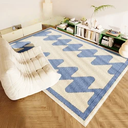 Modern Style Bedroom Decor Carpet Large Area Carpets for Living Room Thicken Washable Lounge Floor Mat Fluffy Soft Cloakroom Rug