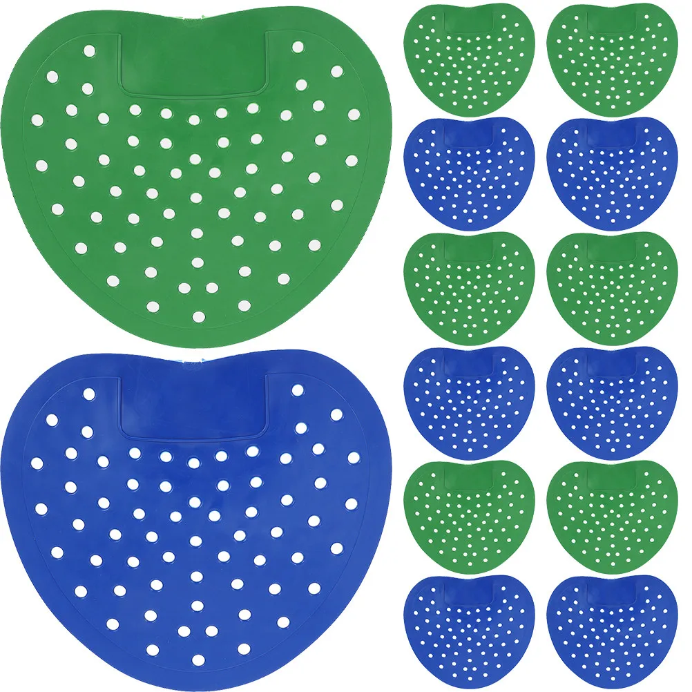 

10 шт. дезодорирующих пластиковых матов-сеток для писсуаров, предотвращающих засоры, с освежающим ароматом для мужских туалетов