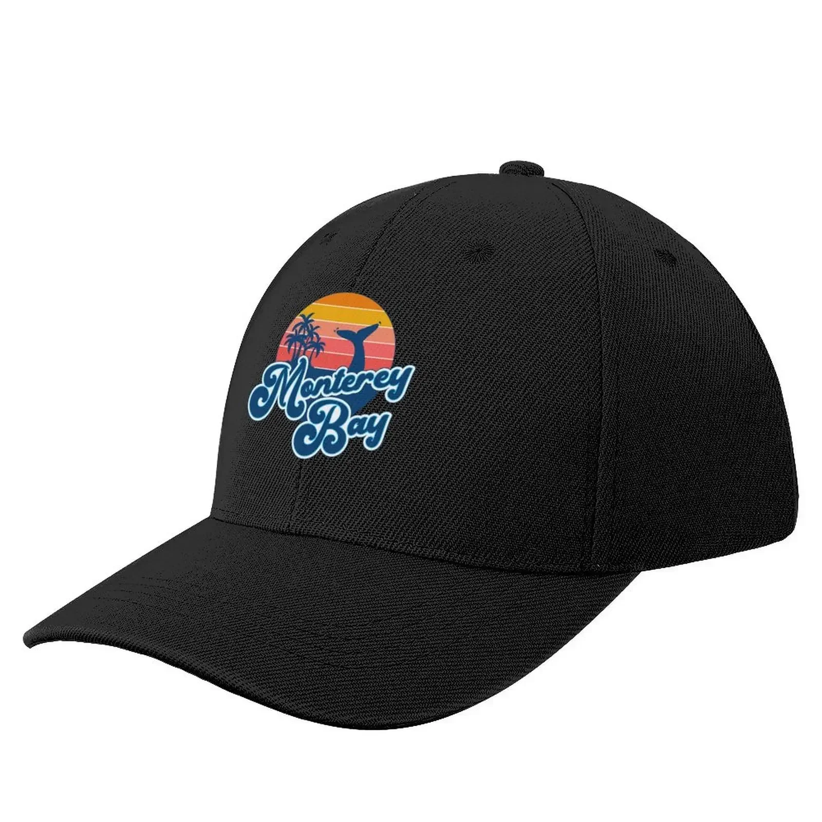 Monterey Bay California CA Surfer 70s Retro Sunset Vintage Baseball Cap fashionable foam party Hat Mens Caps Women's