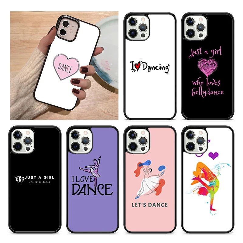 

I Love Dance Phone Case Cover For iPhone 17 Air 15 Pro MAX 16 Plus 14 12 11 13 coque