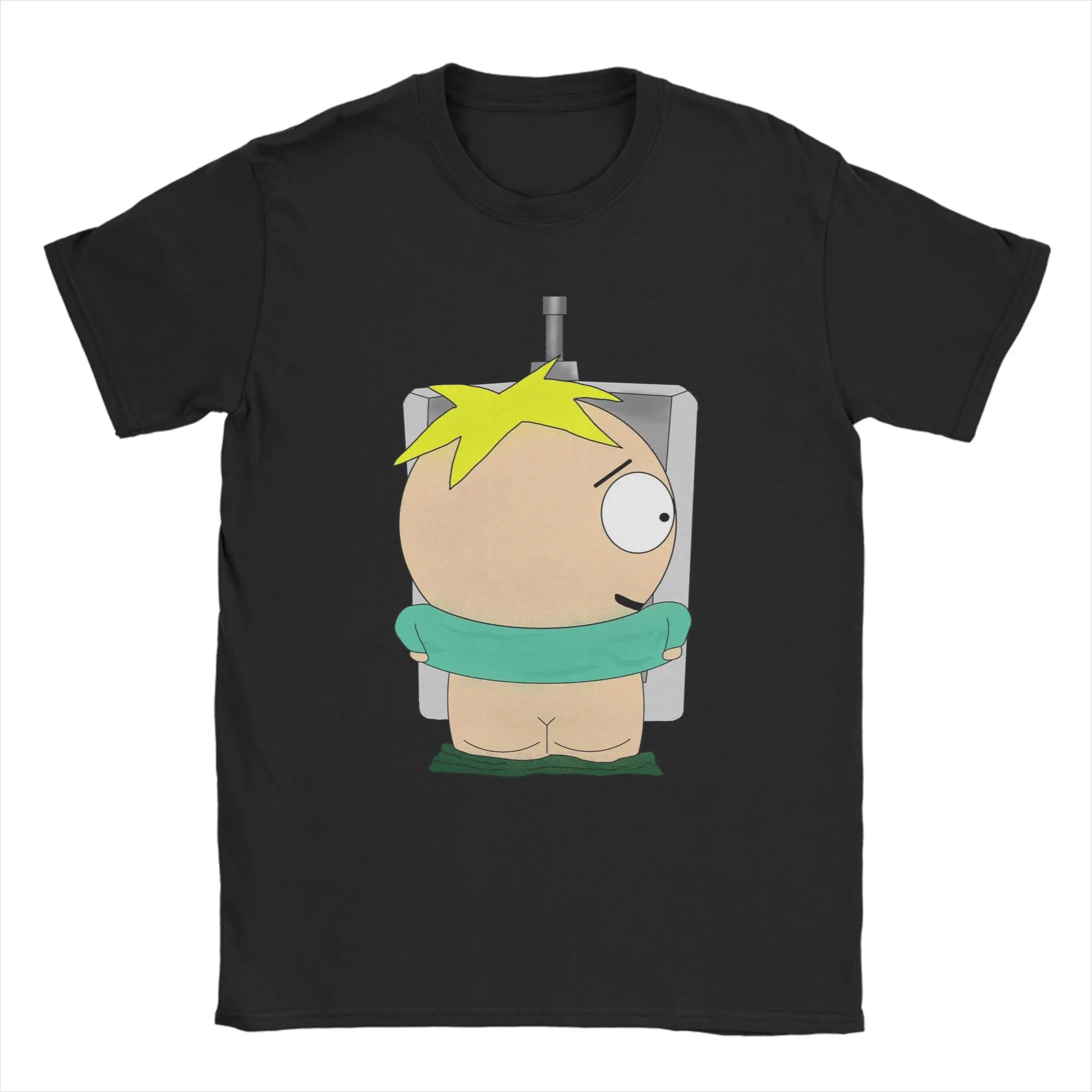 Men Butters from Souths Parks T Shirts  100% Cotton Tops Funny Short Sleeve O Neck Tees Gift T-Shirt