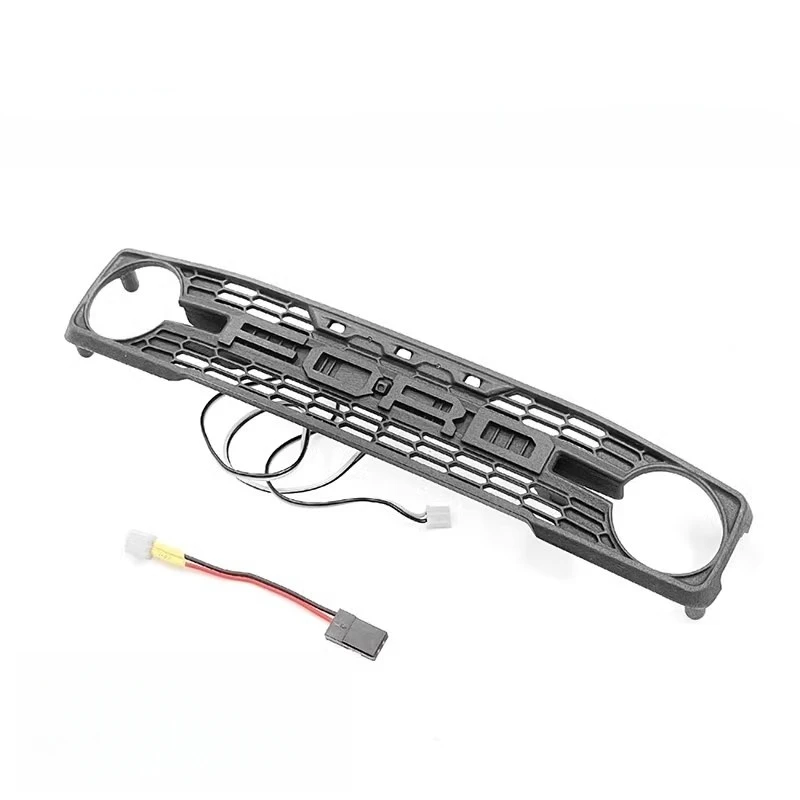 1/10 Crawler truck Grill with light. Traxxas trx4 2021 bronco Option part. Remote Control toys