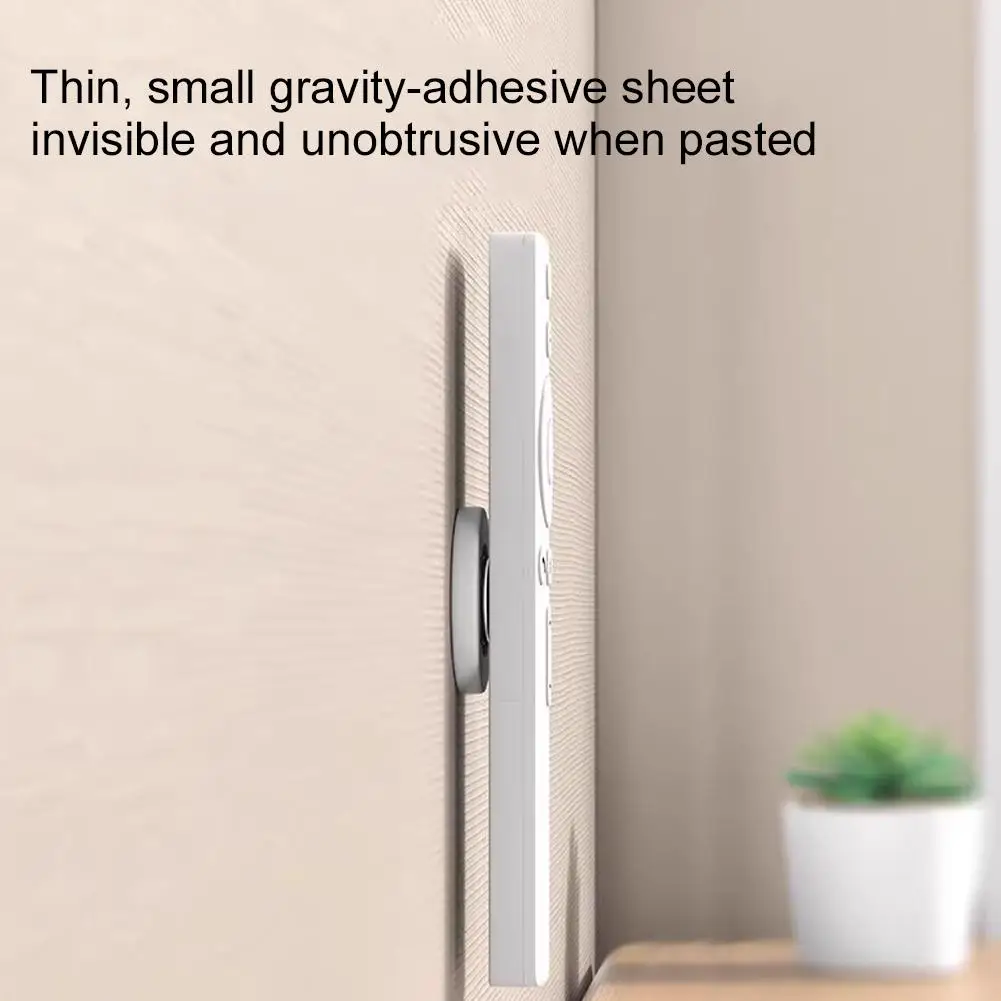 Magnetic Remote Control Holder Wall Mount No-Drilling Strong Adhesive Storage Hook Anti-Lost Organizer for TV Air Conditioner view 3