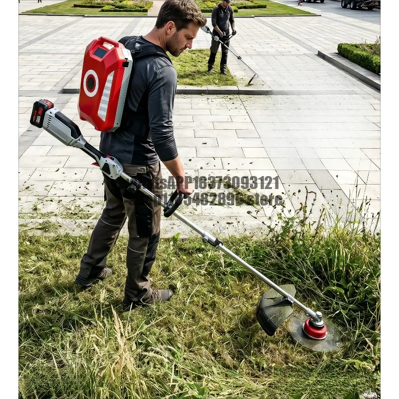 Handheld brushless lawn mower Outdoor mowing artifact mower High power electric garden lawn mower