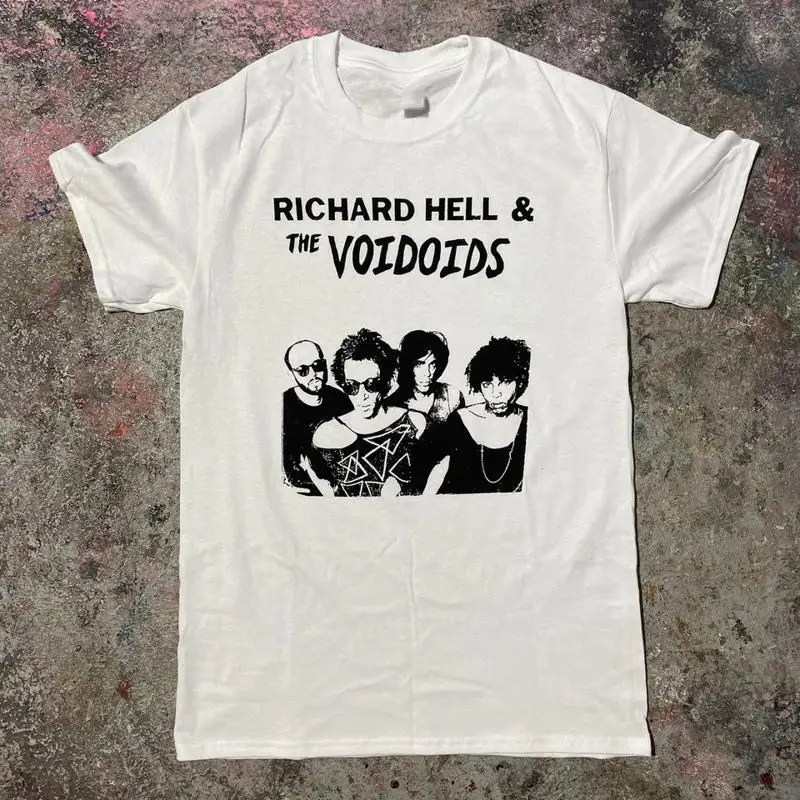 Richard Hell The Voidoids Cotton White S 234Xl T Shirt T178