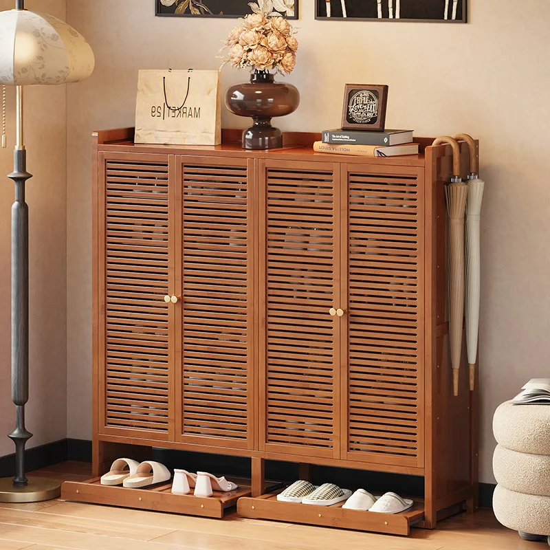 Simple shoe cabinet, one piece of delivery, popular home shoe rack, dust-proof shoes, slippers rack, must be durable in rental