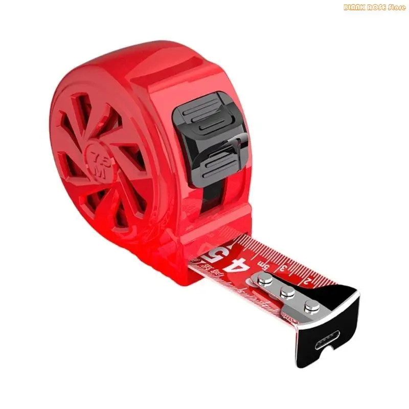 K1AE enhances Durability Red Measuring Tape Small Measurement Tool for Precisions Work