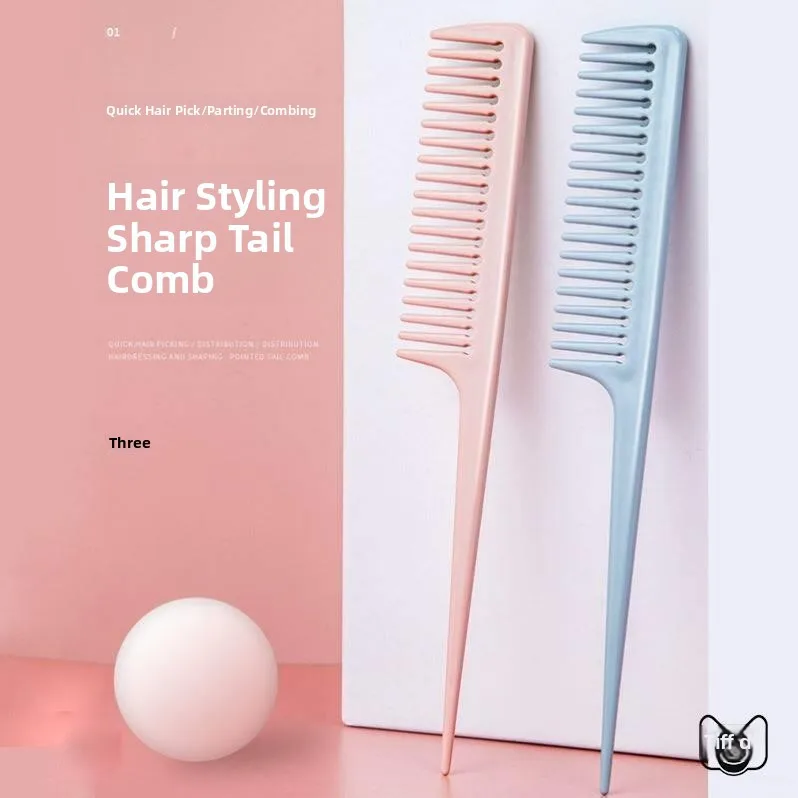 Portable for Girls Baby Thick Tooth Pick Comb Hair Braiding Tool Large Wide Tooth Comb Personal Grooming Hairdressing
