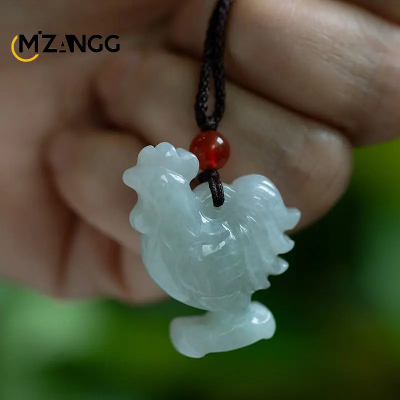 

Natural A Goods Jadeite Chinese Three Dimensional Zodiac Pendant Jewellery Fashion Ccessories Hand-Carved Man & Woman Gifts