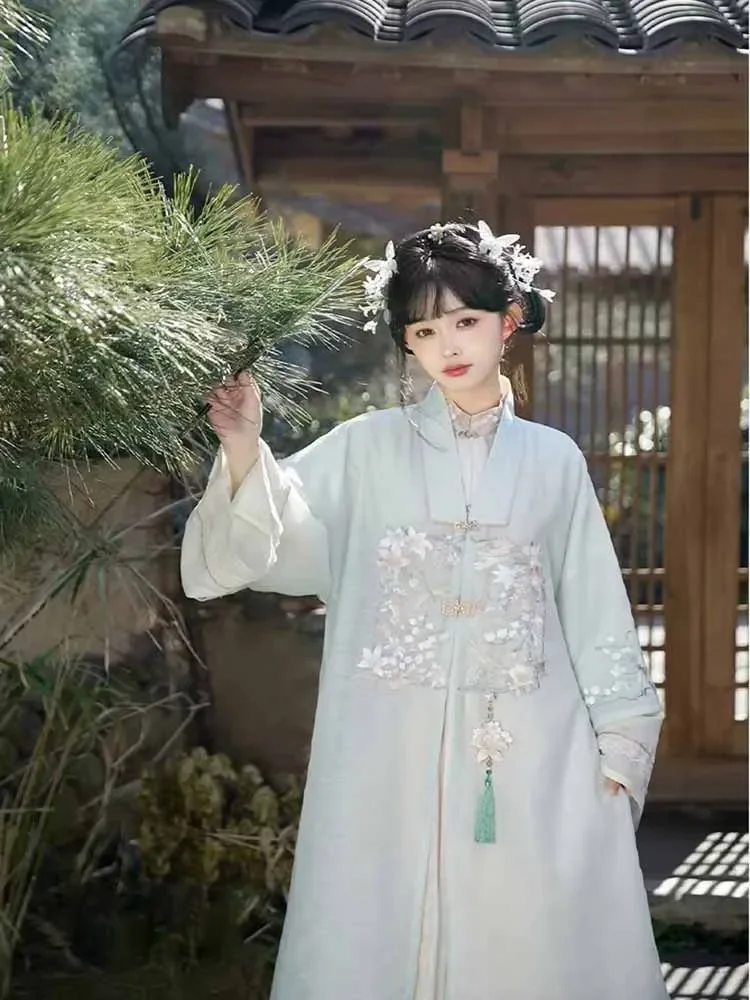 Peso 100 kg Abito da donna Hanfu Abito da festa Cinese Vintage Dinastia Ming Costume cosplay Cavallo Faccia Gonna a pieghe Plus Size 4XL