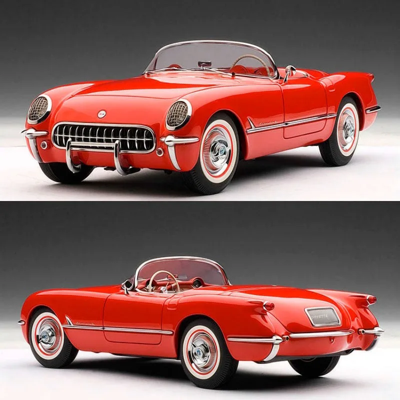 

Модель автомобиля Chevrolet Corvette 1954 года, масштаб 1:18, литая под давлением, от AUTOart