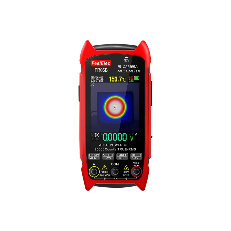 Ranlraka FR06B Thermal Imaging Camera 240x40 Resolution Temperature Tracking 19999 Count True RMS Multimeter Electrician Tools