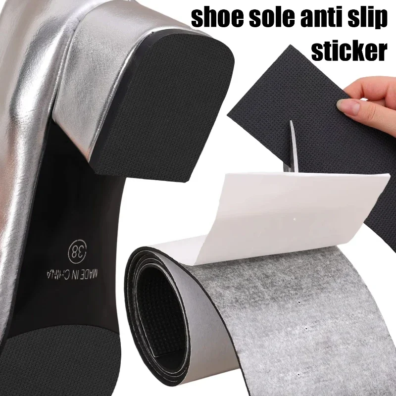 500CM Non-Slip Shoes Stickers No-adhesive High Heel Sticker Anti-Slip Heel Sole Protectors Long Lasting Shoes Care Pads Cushion image 3