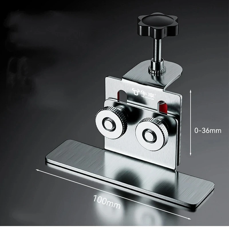 Stainless Steel Cabinet Door Installation Tool Portable Household Kitchen Frame Fixture Mounting Jig Bracket for Easy Fixation