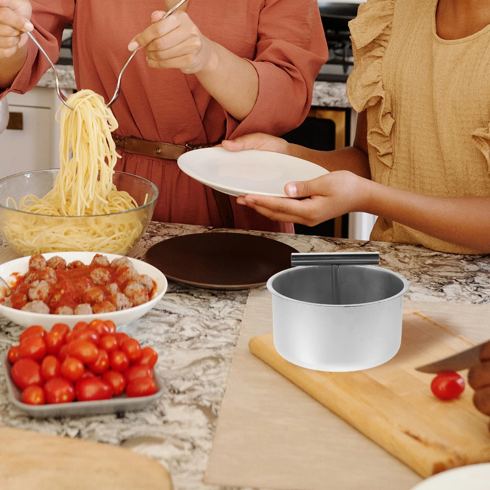 

Stainless Steel Meatball Maker Tool Manual Press For Meatballs Fish Balls Easy Cleaning Family Cooking Kitchen Gadget