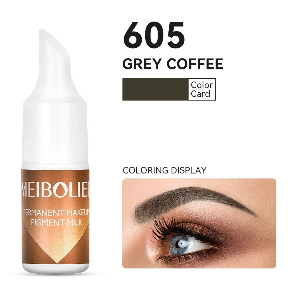 Flcopropriété de 5ml d'encre professionnelle pour micropigmentation des sourcils, tatouage, peinture, maquillage en continu, machine beauté santé