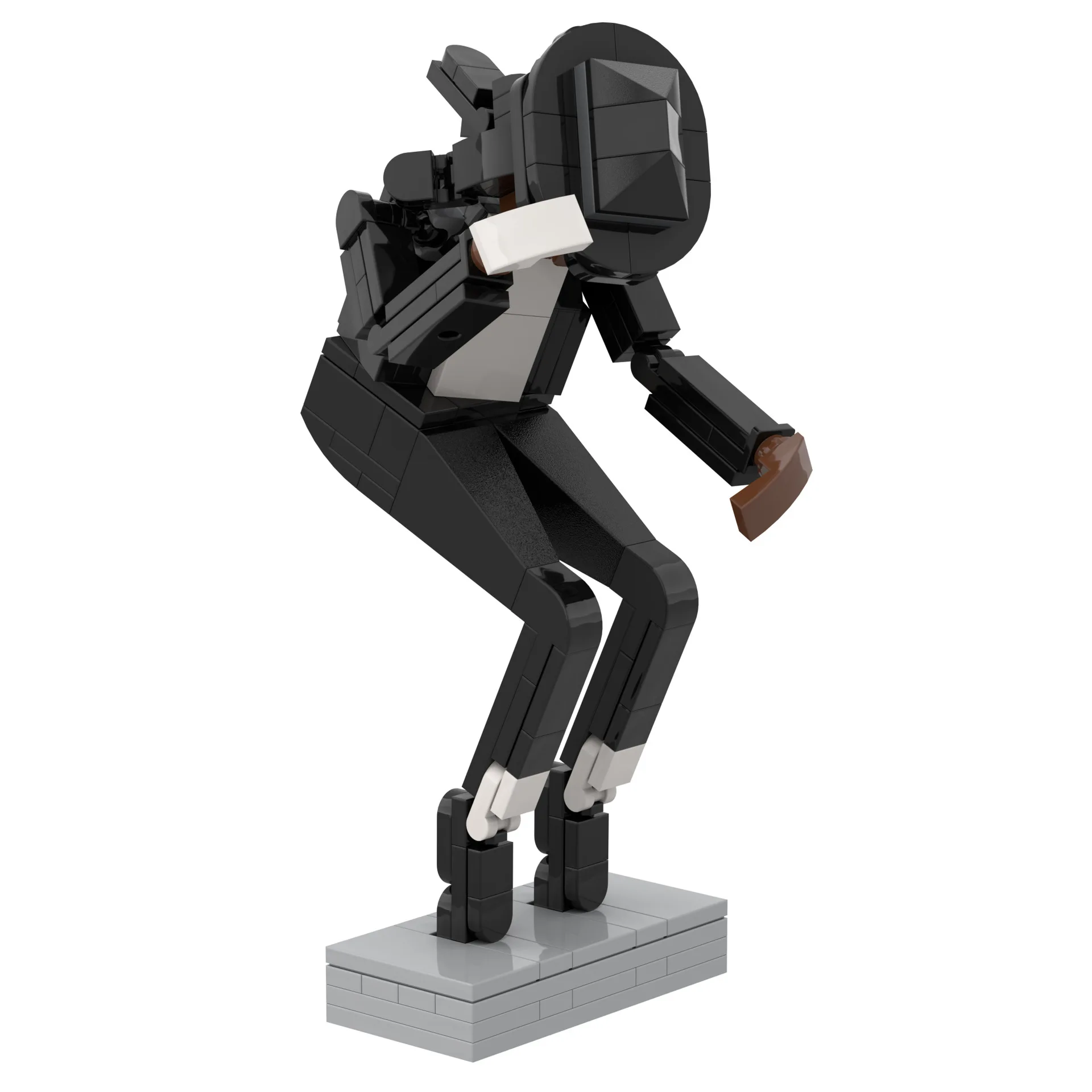 New Michael Jackson Figure MOC Ornament, Compatible With Small Particle Building Blocks, DIY Assemble Educational Toy
