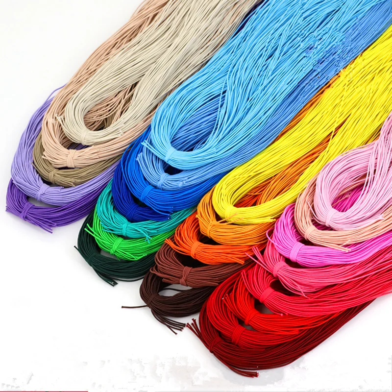 1.0/ 1.2/ 1.5/ 2.0/ 2.5mm Elastic Band Elastic Thread DIY Handmade Beaded For Jewelry Making Sewing Accessories DIY