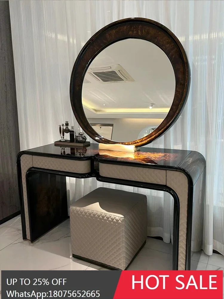SGF solid wood makeup table high-end villa furniture