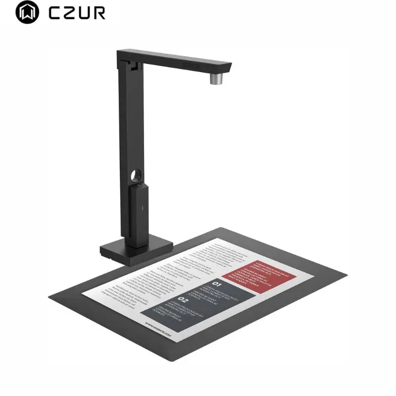CZUR Lens1200 Pro Portable Document Scanner 12MP USB Document Camera Fast Scan 1s/Page Capture Size A4 Easy-to-Use OCR Travel