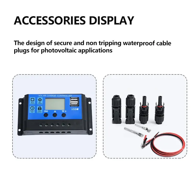 1000W Solar Panel Kit Flexible Solar Panel 18V High-Efficiency Battery Charger Mobile Energy Storage Power Supply Solar Charging