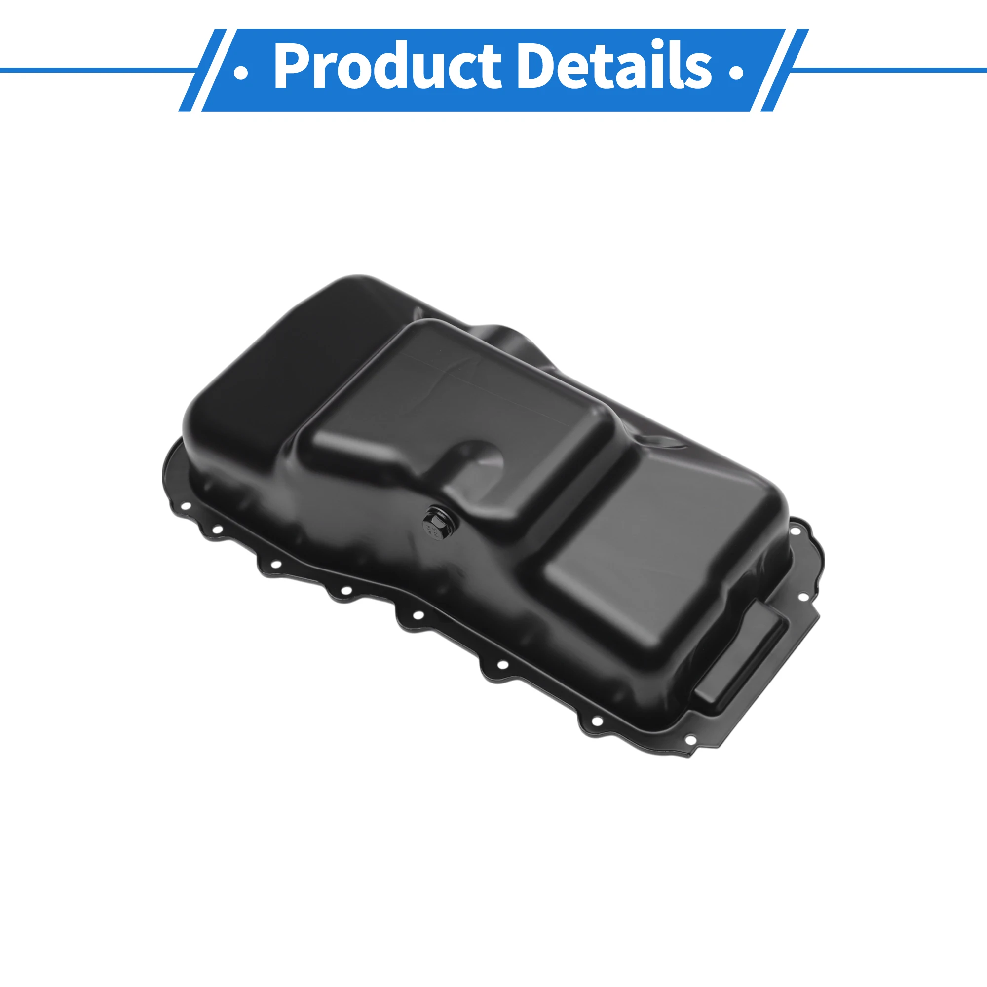 

UXCELL No 64205/5241062 Масляный поддон двигателя Масляный поддон поддона трансмиссии для Chrysler Imperial 1990-1991 V6 3,3 л из алюминиевого сплава