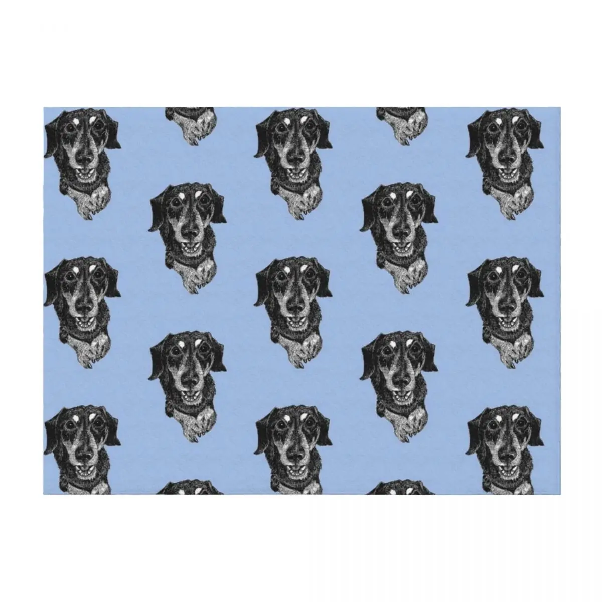 

Rosie the Dachshund Throw Blanket Furry Soft Beds Decorative Sofa Decorative Sofas Blankets