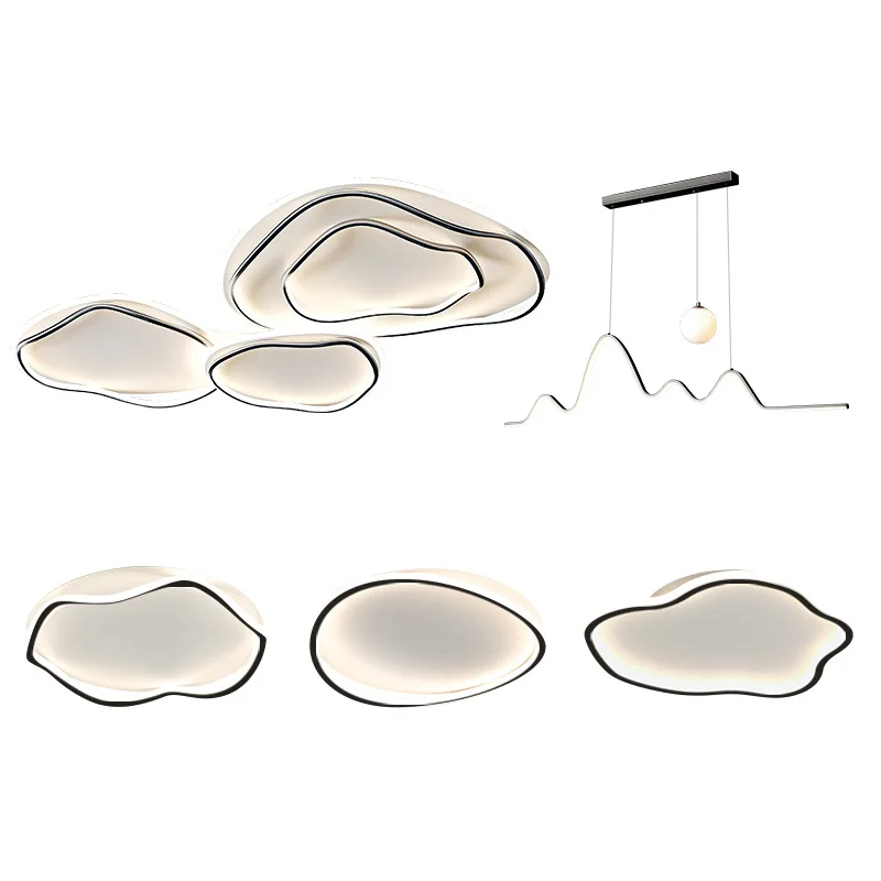 

Minimalist living room main light, modern simplicity, with whole house package combination advanced ceiling light