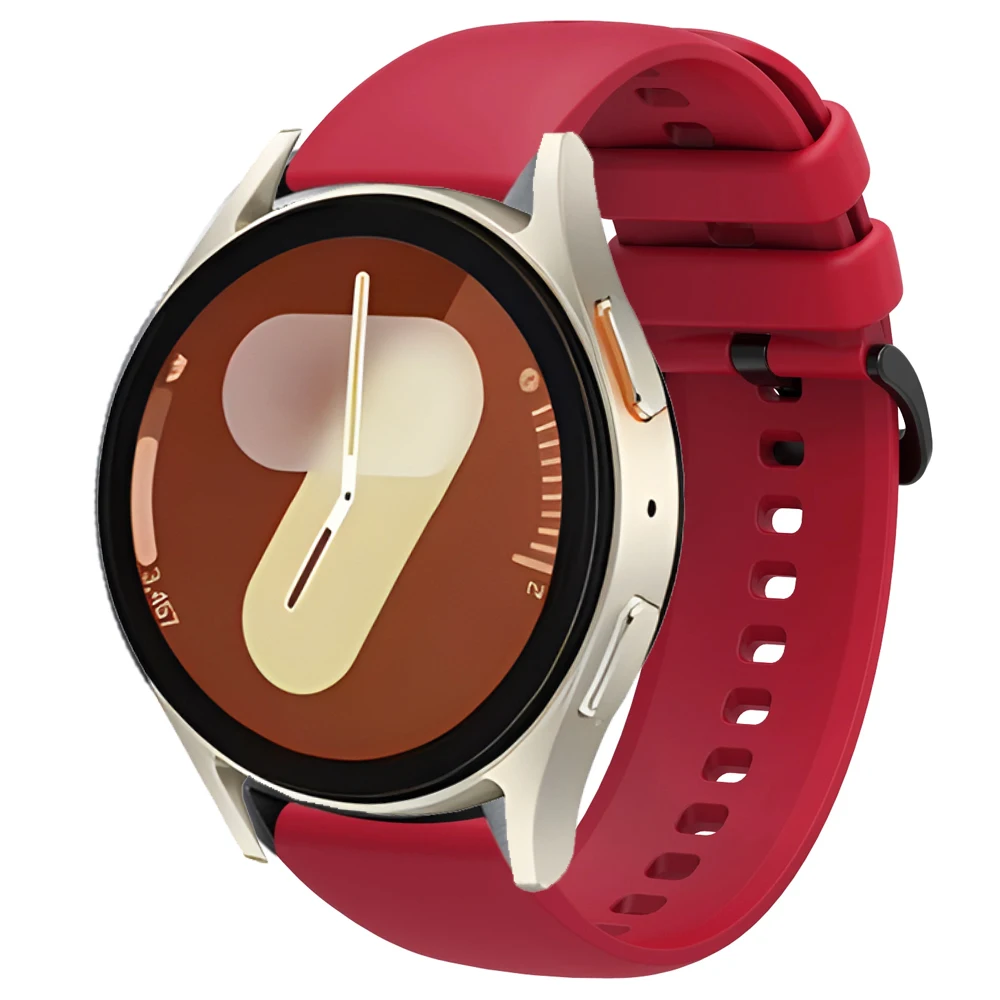 22mm Silicone Strap for Huawei Watch GT5 46mm Comfortable Adjustable Wristband for Samsung Galaxy Watch 3 for Amazfit GTR 47mm