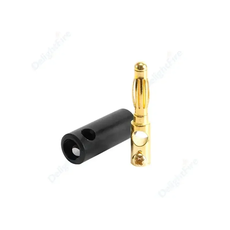 1/5/10 sztuk czerwony czarny głośnik audio wtyk bananowy pozłacane złącze Adapter do dźwięku muzycznego głośnik stereo kabel wzmacniacz DIY