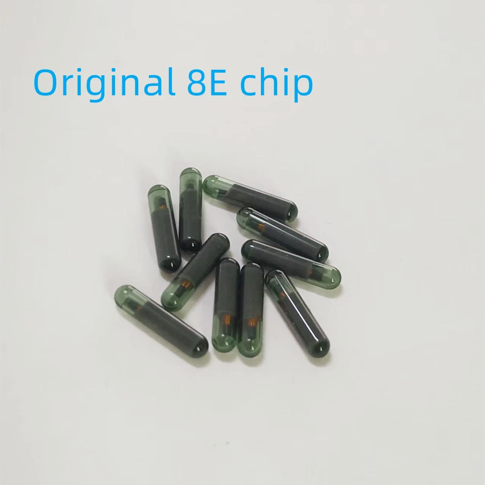 

Original 8E Glass Chip ID8E Auto Transponder Chip Key Blank Car Key Chip For Chevrolet Spark Audi A6 Q7 HONDA 5PCS/LOT