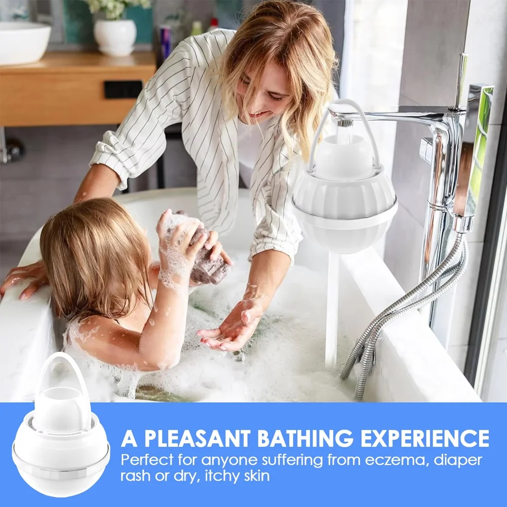 

【Любины】Пластиковый фильтр для воды для ванны Портативный фильтр для воды с широкой совместимостью Фильтр для душа