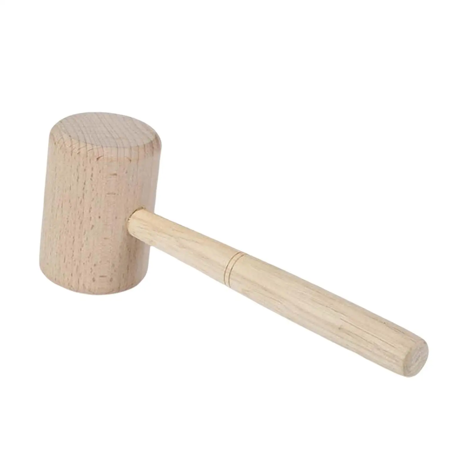 Beech Solid Wood Mallet Carving Mallet Hammer Hand Hammer Accessory Wooden Mallet for Woodworking