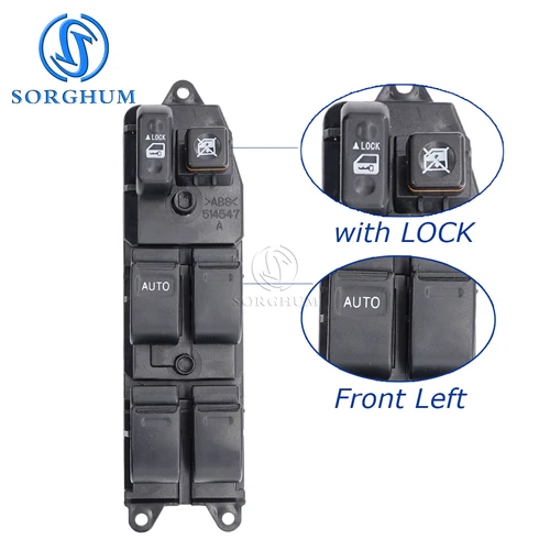 Imagen 2 del producto 84820-0K100 para Toyota Hilux Vigo Fortuner 2007-2012 interruptor de Control de ventana eléctrica 84820 0K100 848200 Accesorios para automóviles K100