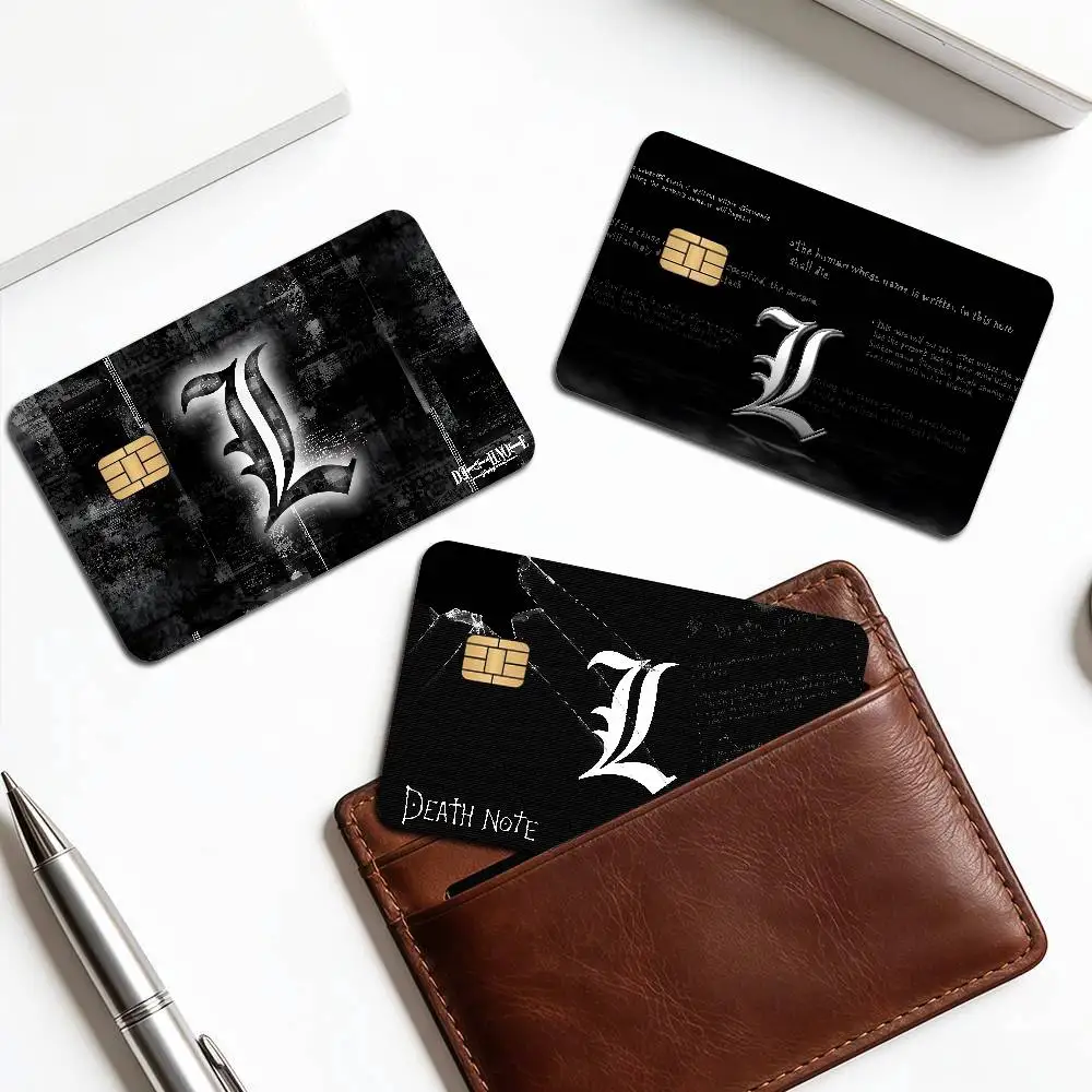 Anime Death Note 100% Hot Sale Amine Credit Debit Bank Card Bus Card Film Skin Sticker