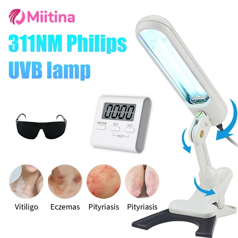 

UV Light Source NB-UVB 311nm UV Phototherapy Lamp PL-S9W/01 Portable Lamp Laser Therapy Device Skin UV Lamp Phototherapy Device