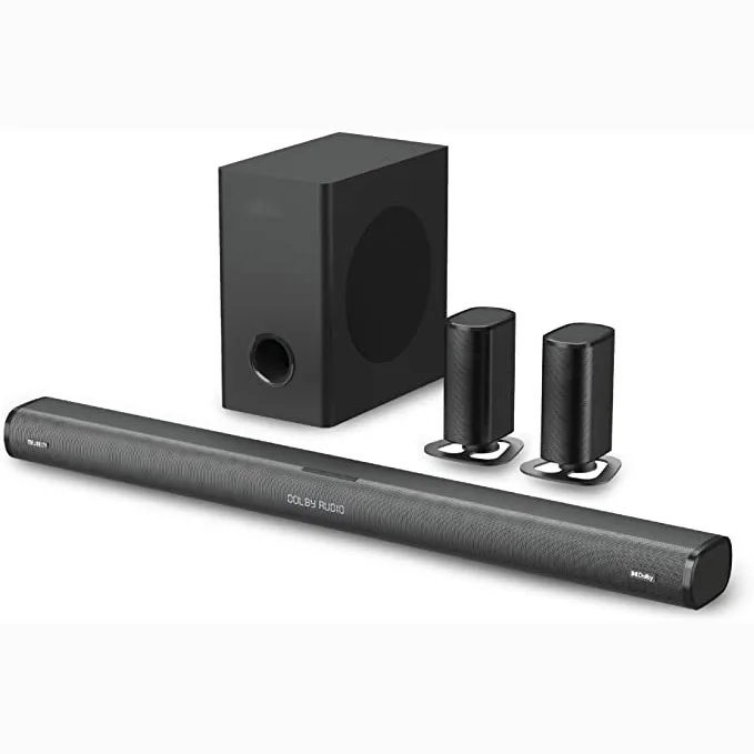 

True wireless speaker 5.1ch Detachable dobl-y soundbar, wireless sound bar speaker for tv for home theatre system with subwoofer