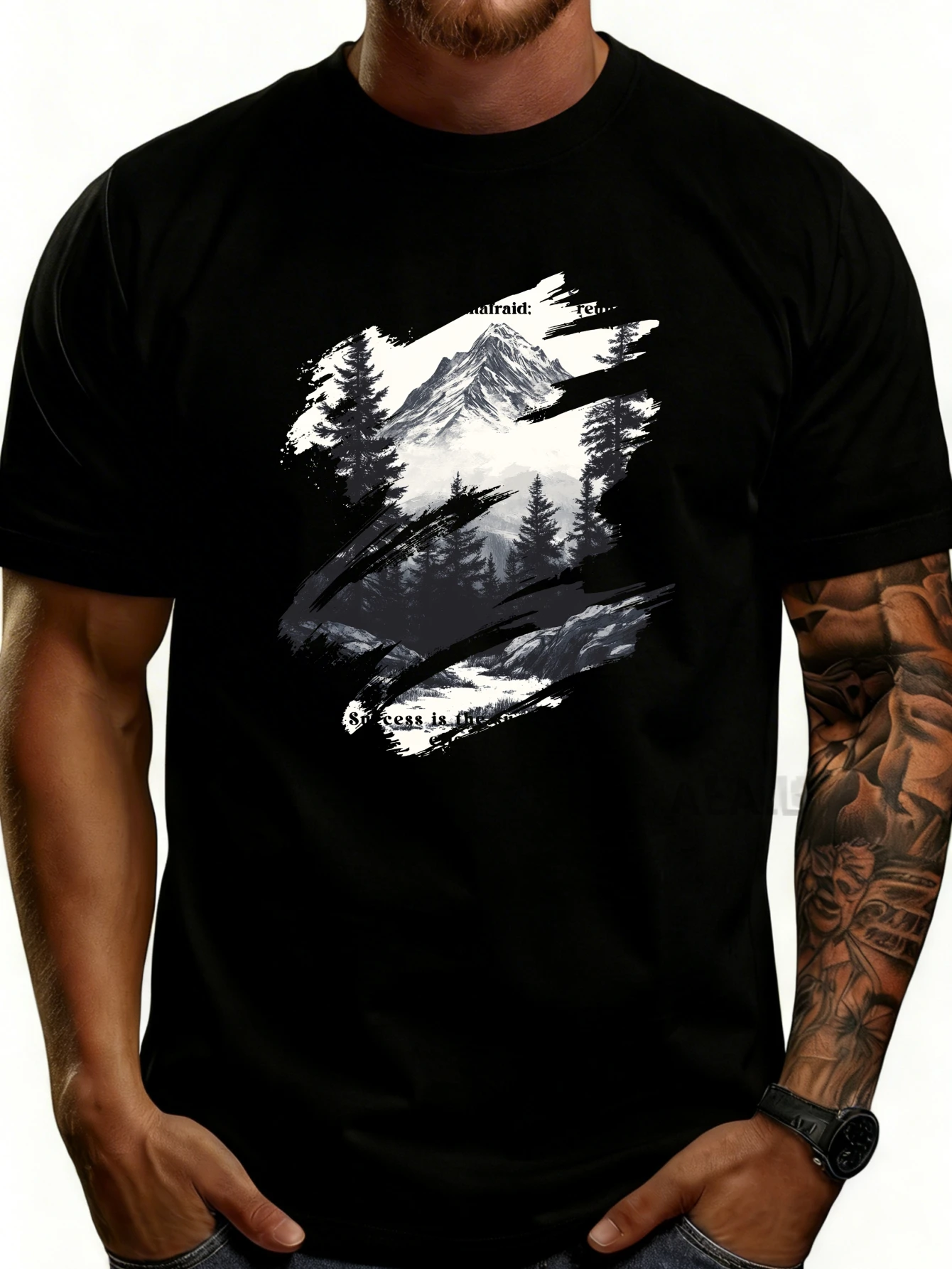 Outdoor Adventure Enthusiast - Camiseta Casual para Hombre con Diseño