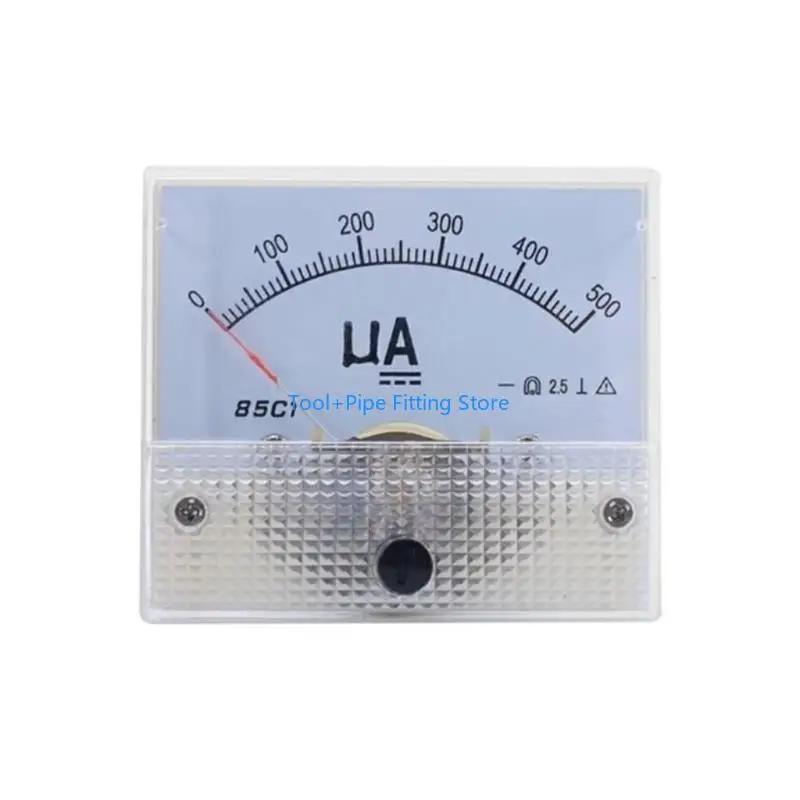 F92B AMP Analog Meter Panel Current Ammeter Rectangle Panel Mounted Current Meter