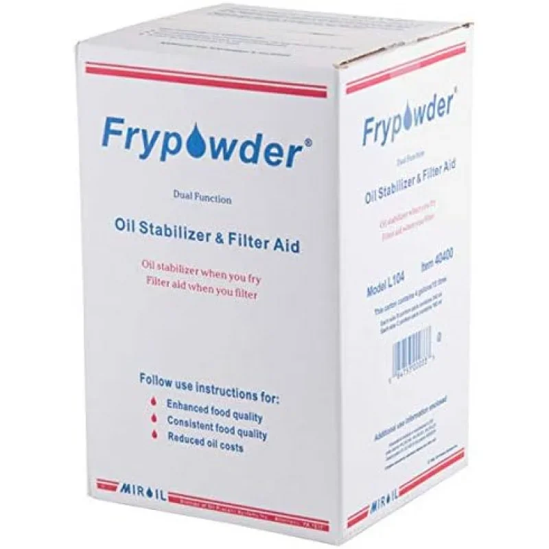 L104 Fry Powder Stabilizer and Aid, Remove Contaminants, Deep Cooking Saver, Save & Carb