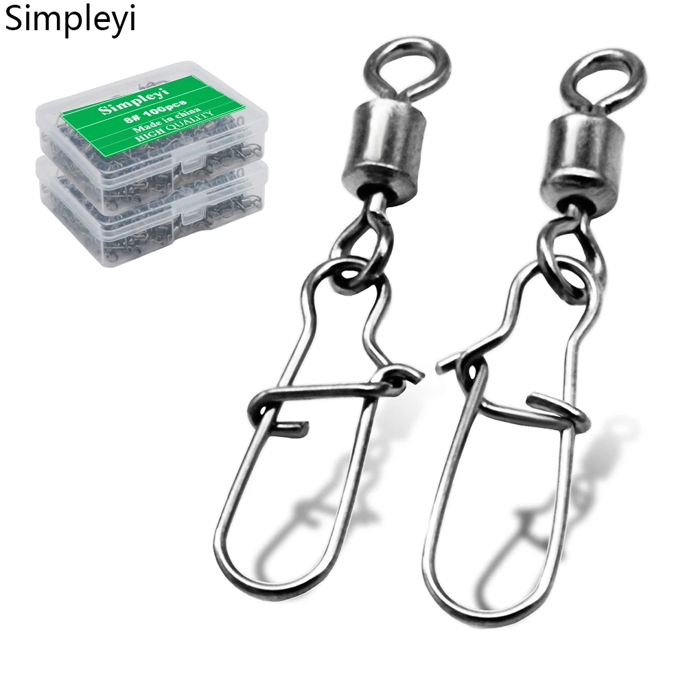 Eslabones de Acero Inoxidable para Pesca – Tallas 2#-10#